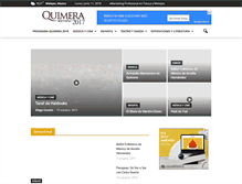 Tablet Screenshot of festival-quimera.com